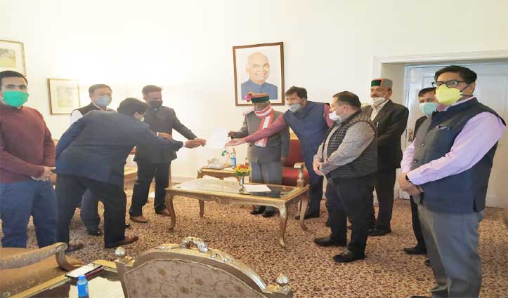 First Hand: स्वास्थ्य घोटाले में सीएम Jai Ram से इस्तीफे की मांग लेकर राजभवन जा पहुंची कांग्रेस