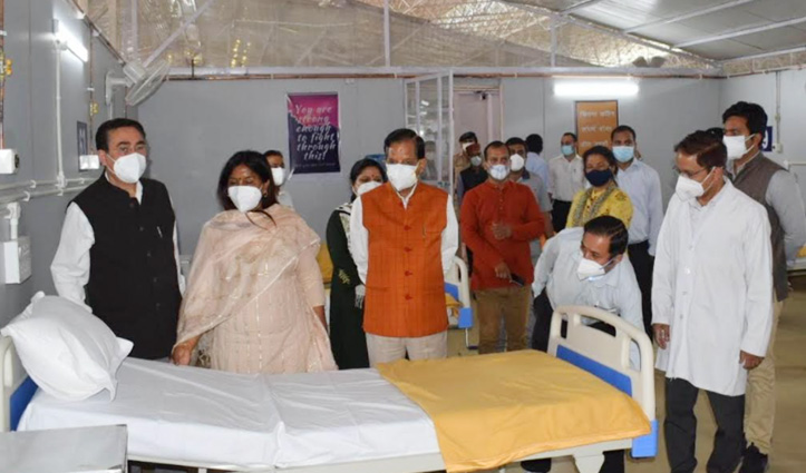 Chief Minister Jai Ram dedicates Makeshift Hospital at Paraur in Palampur