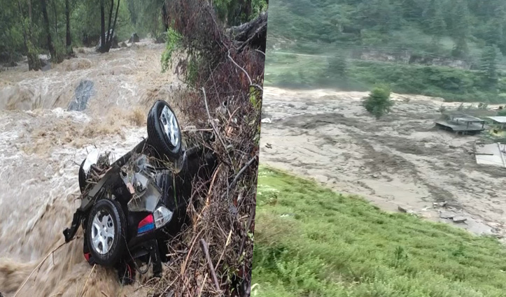 हिमाचल में फटे बादल,  कुल्लू में मां-बेटा बहे, लाहुल में दो शव मिले, कई लापता