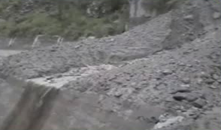 हिमाचलः किन्नौर में पागलनाले ने फिर दिखाया अपना रौद्र रूप, एनएच-5 हुआ बंद