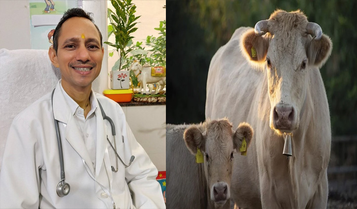 इस MBBS डॉक्टर ने खाया गाय का गोबर, साथ गिना दिए ढेरों फायदे- आप भी देखें वीडियो