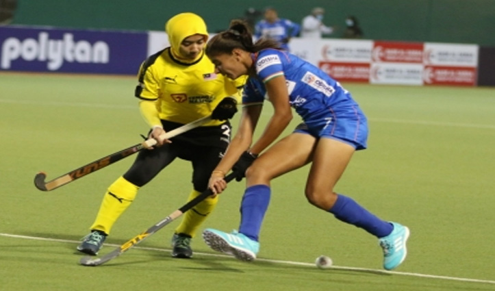 महिला एशिया कप हॉकी टूर्नामेंट में भारत ने मलेशिया को 9-0 से हराया