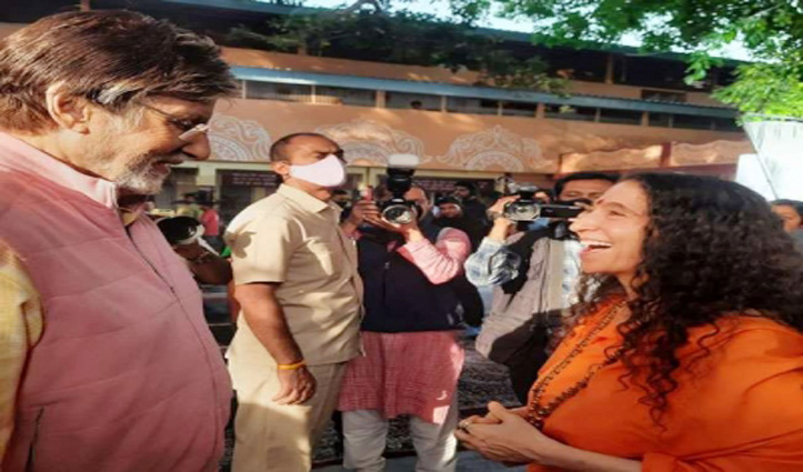 अमिताभ बच्चन ने ऋषिकेश में फिल्माए परमार्थ निकेतन में मुंडन और हवन के दृश्य