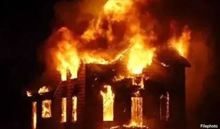हिमाचलः कुल्लू के राउगी में मकान में लग गई आग, एक गाय जिंदा जली, 2 झुलसी