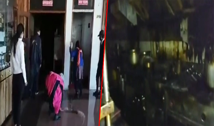 हिमाचलः सोलन मॉल रोड पर होटल के किचन में लगी आग,मच गई अफरा-तफरी