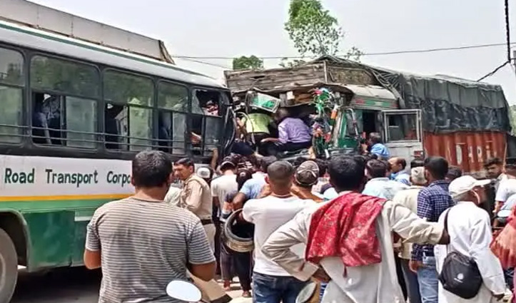 मेडिकल कॉलेज हमीरपुर में डेढ़ घंटे स्ट्रेचर पर पड़ा रहा बस-ट्रक हादसे का घायल, नहीं मिला उपचार