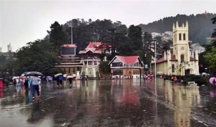 हिमाचल: राजधानी शिमला सहित प्रदेश में हुई झमाझम बारिश, गर्मी से मिली राहत