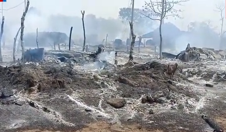 हिमाचल में आग का तांडव: 15 झुग्गियों के साथ कई कटड़े, बकरियां और मुर्गियां जिंदा जलीं