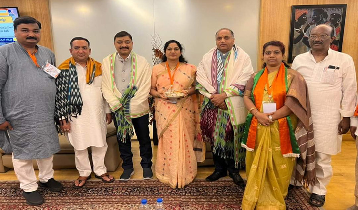 BJP national executive meeting at Hyderabad-party top guns attend the meet