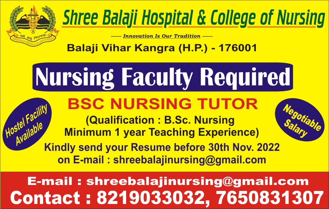 Faculty Required Blajai