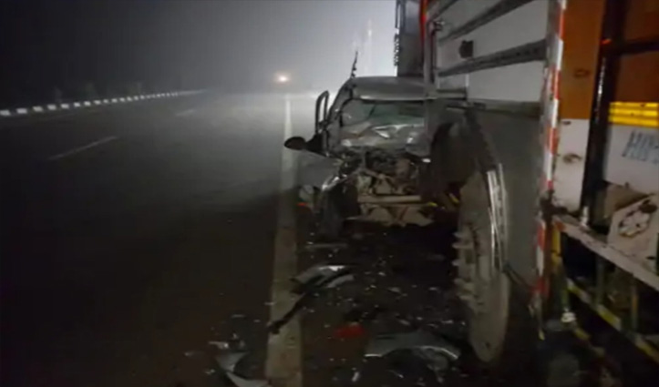 Sundernagar youth died due to Car collided with a truck standing on the roadside