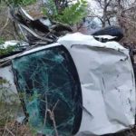 कसौली-परवाणू लिंक रोड पर खाई में गिरी कार, तीन लोगों की मौके पर मौत