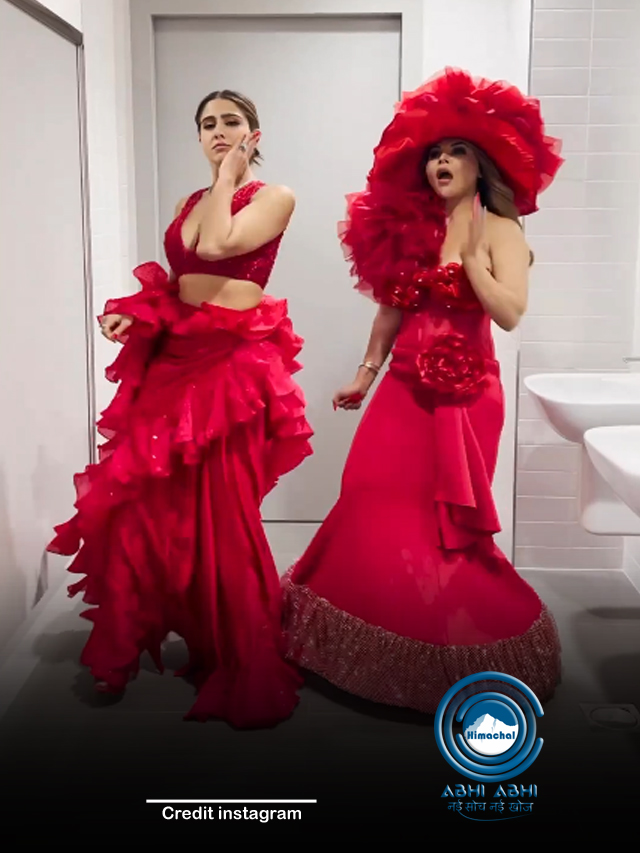 आईफा अवॉर्ड शो में एक-दूसरे से भिड़ी राखी सावंत और सारा  अली खान