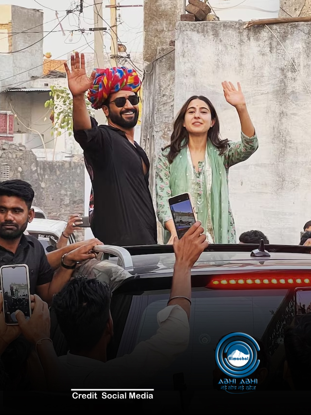 विक्की कौशल-सारा अली खान ने 185 लोगों के सदस्यों वाली ज्वाइंट फैमिली संग खाया राजस्थानी खाना