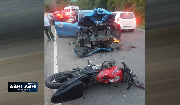 हटली में दर्दनाक हादसाः कार ने बाइक को मारी टक्कर, बड़े भाई की मौत, छोटा गंभीर