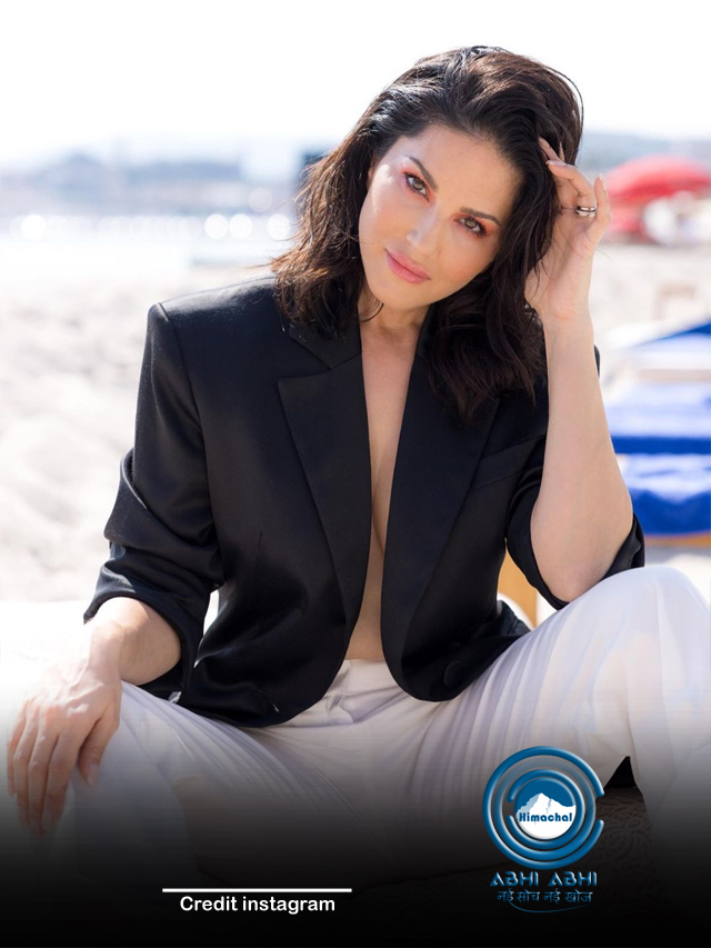 सनी लियोनी के ब्रालेस अंदाज पर टिकीं निगाहें