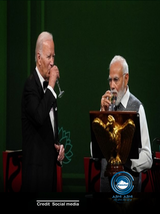 पीएम मोदी ने अमेरिकी राष्ट्रपति बाइडेन के साथ किया चीयर्स,लोगों ने पूछा गिलास में क्या था