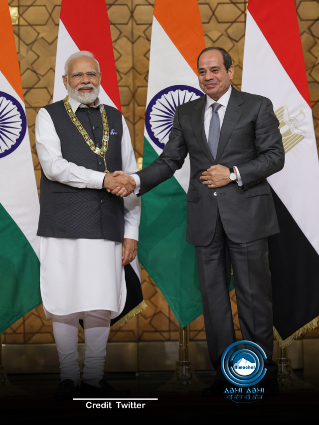 पीएम मोदी को मिला मिस्र का सर्वश्रेष्ठ सम्मान ‘ऑर्डर ऑफ द नील’