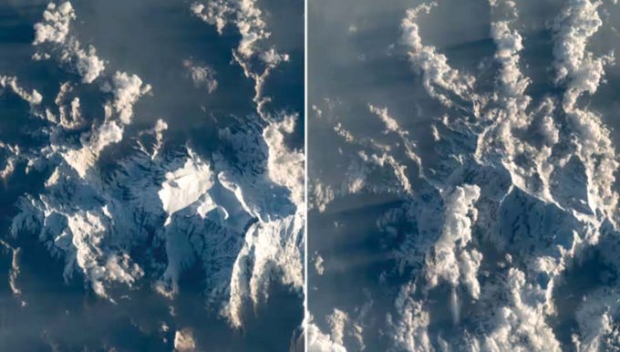 अंतरिक्ष से आईं हिमालय की पहली तस्वीरें, UAE के एस्ट्रोनॉट ने शेयर कीं