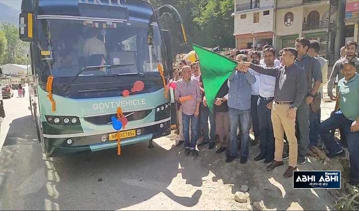 Volvo bus reached Manali after 82 days