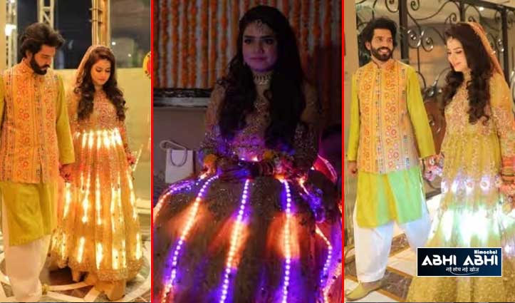 pakistani-bride-wears-led-lehengra-on-her-wedding-celebration