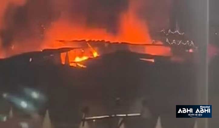 कुल्लू दशहरा में आगः देवताओं के 13 टेंट व वाहन जले, दो लोग झुलसे
