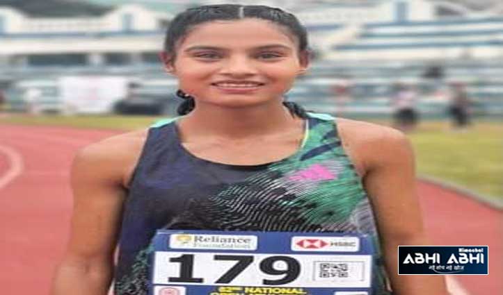 state daughter seema won silver in 5 thousand meter race