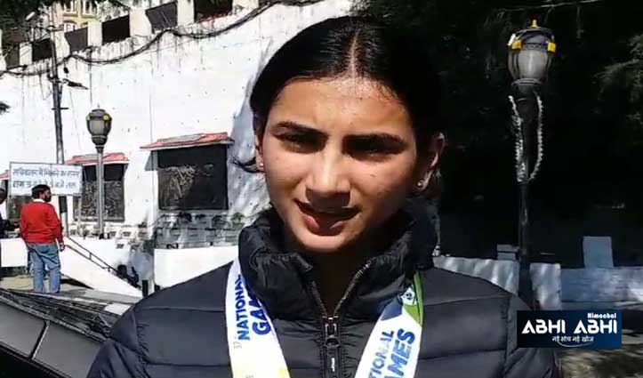 हिमाचल की बेटी ने नेशनल गेम्स में जीता तलवारबाजी का सिल्वर