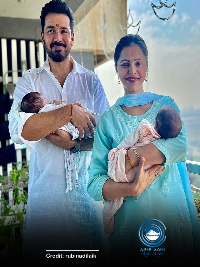 रुबीना दिलैक ने दिखाई अपनी जुड़वां बेटियों की पहली झलक, जानें क्या हैं नाम
