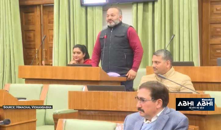 bjp-member-janak-raj-advocated-for-tunnel-from-brehi-to-dharamshala-in-himachal-assembly