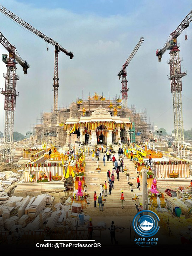 रामलला की प्राण प्रतिष्ठा के लिए तैयार हुआ भव्य गर्भगृह