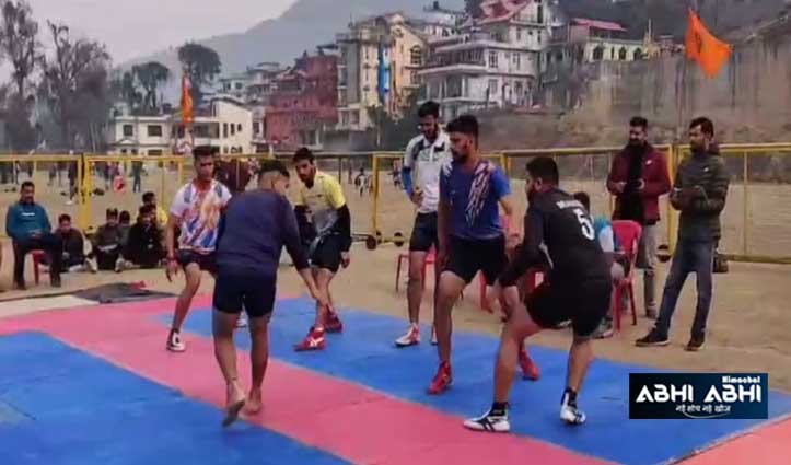 Namo kabaddi tournament started in sundernagar mandi