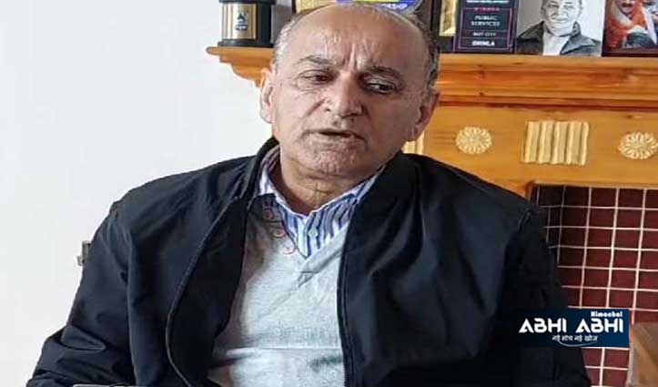 Shimla Mayor Surendra Chauhan