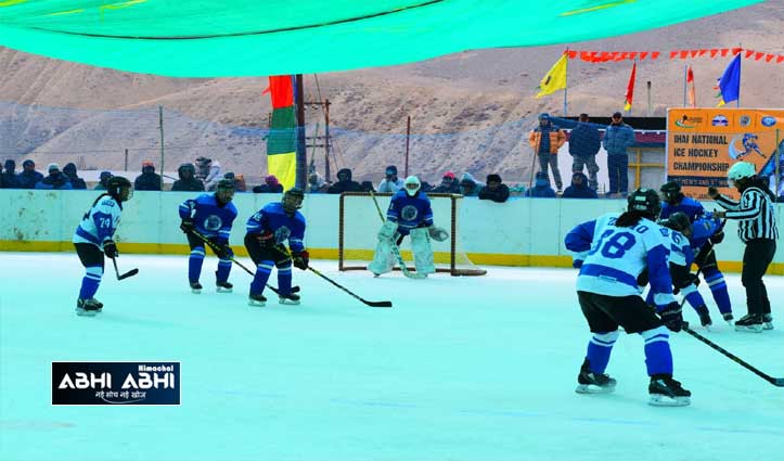 नेशनल आइस हॉकी में हिमाचल की पुरुष टीम ने राजस्थान को 27-0 से रौंदा