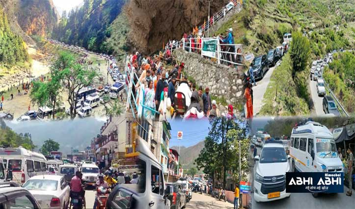 Chardham Yatra में 45 किमी का जाम,दर्शनों के इंतजार में 10 की मौत,रजिस्ट्रेशन पर रोक