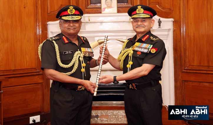 भारतीय थल सेना के प्रमुख, जनरल उपेंद्र द्विवेदी ने संभाला पदभार