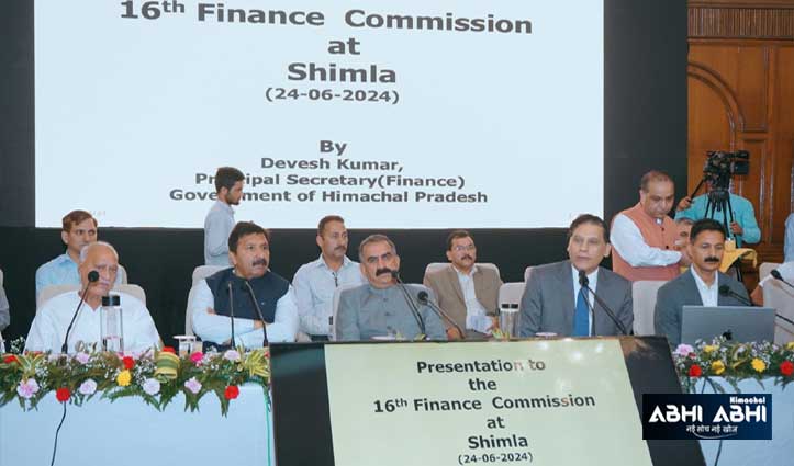 16वें वित्त आयोग के साथ बैठकः सीएम सुक्खू ने की रेवेन्यू डेफिसेट ग्रांट बढ़ाने की मांग