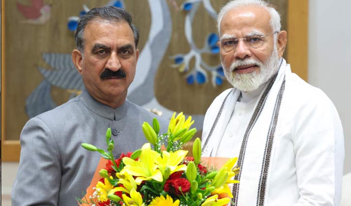 CM Sukhu met PM Modi