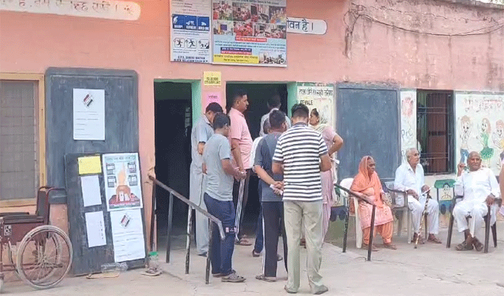 Voting for three vidhansabha seats