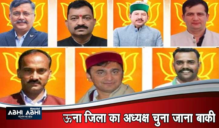 Himachal BJP ने सात जिलों में चुन लिए अध्यक्ष, Kangra में Sachin -हमीरपुर में Rakesh को जिम्मेदारी