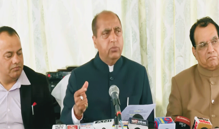 जयराम ठाकुर ने मांगा CM सुक्खू का इस्तीफ़ा , बोले-कांग्रेस सरकार में निरंकुश हो गए अधिकारी