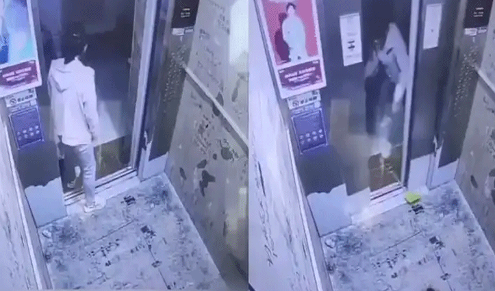 एक गलती और लिफ्ट में फंसा मासूम, CCTV में कैद हुई दिल दहला देने वाली घटना