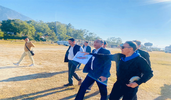 धर्मशाला में सियासी हलचल-Jairam Thakur ,विपिन परमार पहुंचे जोरावर स्टेडियम,चार को होगी गर्जना