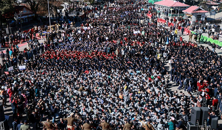 नशे के खिलाफ एंटी-चिट्टा वॉकथॉन में जुटे सैकड़ों लोग, विधानसभा तक पैदल चले सीएम