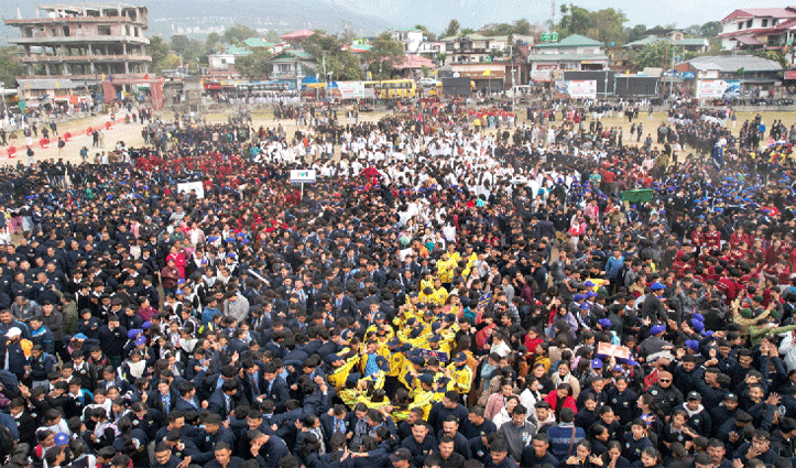 धर्मशाला में Anti Chitta Awareness Walkathon में उमड़ी भीड़, प्रदेश को नशा मुक्त बनाने का लिया प्रण
