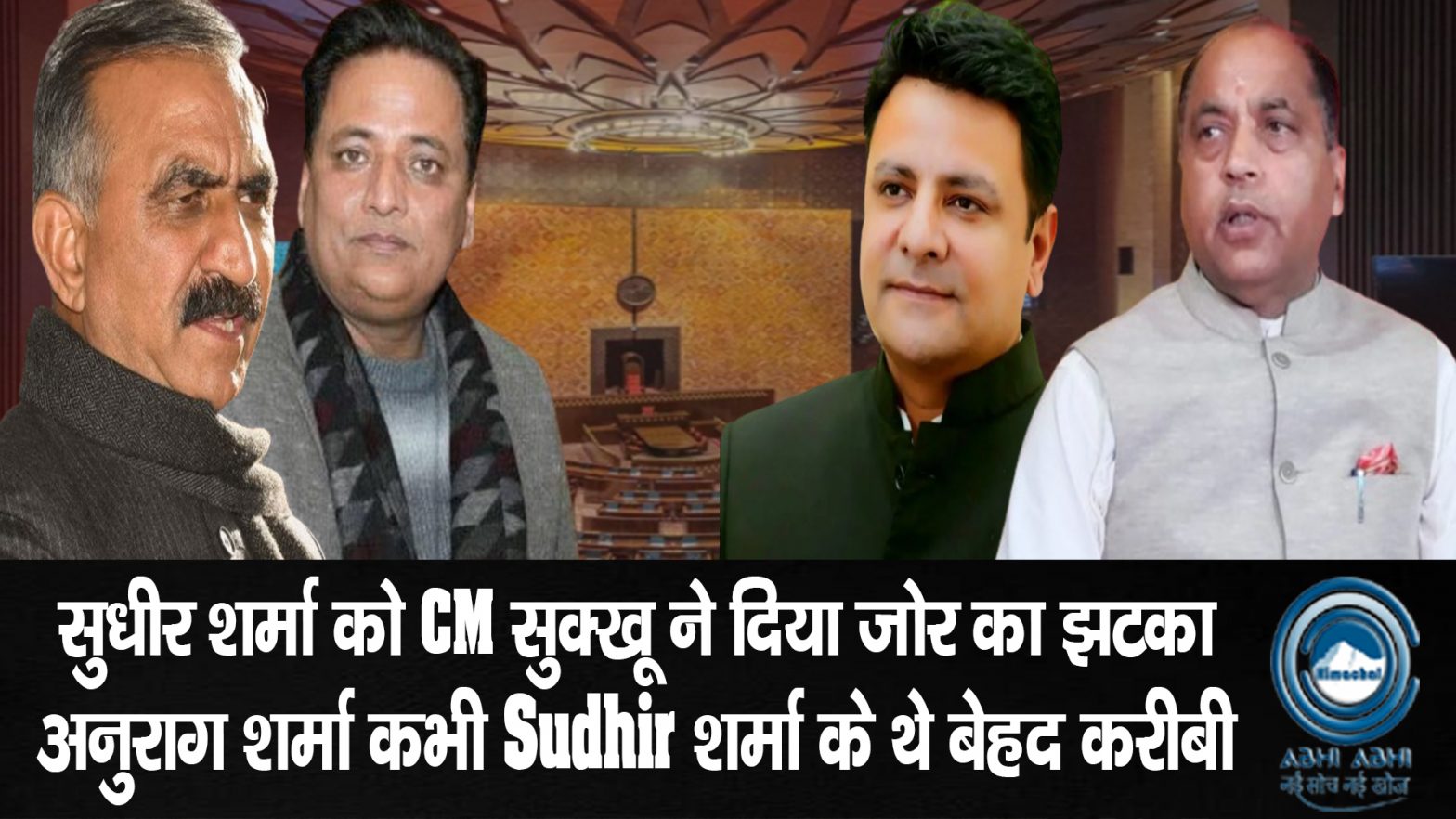 Anurag Sharma | Sudhir Sharma | CM Sukhu |