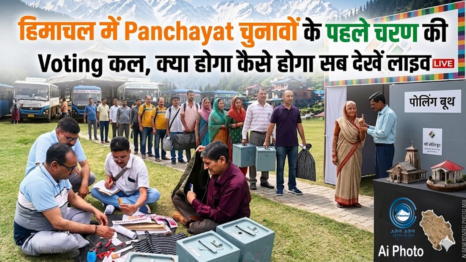 First Phase Of Voting | Panchayat Elections | Polling Parties |