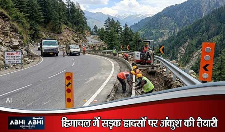 सड़कों को सुरक्षित बनाने की बड़ी तैयारी: हिमाचल में 5 मीटर तक चौड़ी होंगी तंग सड़कें, क्रैश बैरियर भी लगेंगे