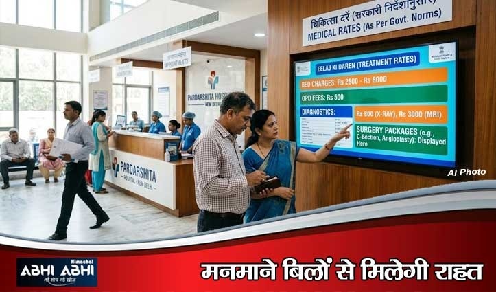 अस्पतालों को लगानी होगी हर चीज की रेट लिस्ट: अब इलाज से पहले पता चल जाएगा खर्च, केंद्र का बड़ा निर्देश